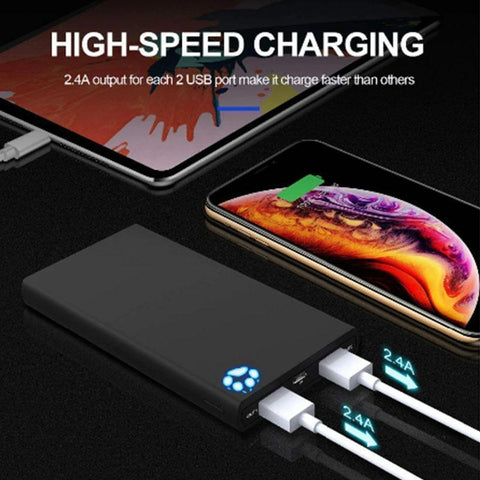 Image of BEST Rated 10000mAh Power Bank With 2 USB Ports For iPhone & Samsung Gives You BIG Power When You Need It + You Get FREE Shipping Too!