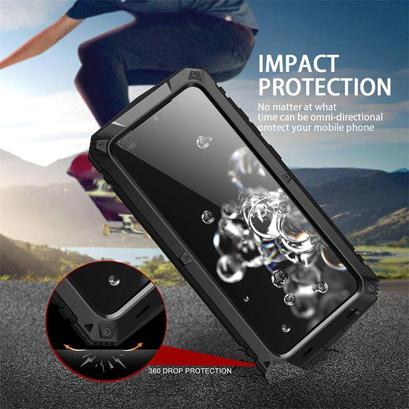 Samsung Aluminum Armor Gives You Maximum Shockproof Protection For Your SAMSUNG S20 + You Get FREE 🚚 SHIPPING Today!