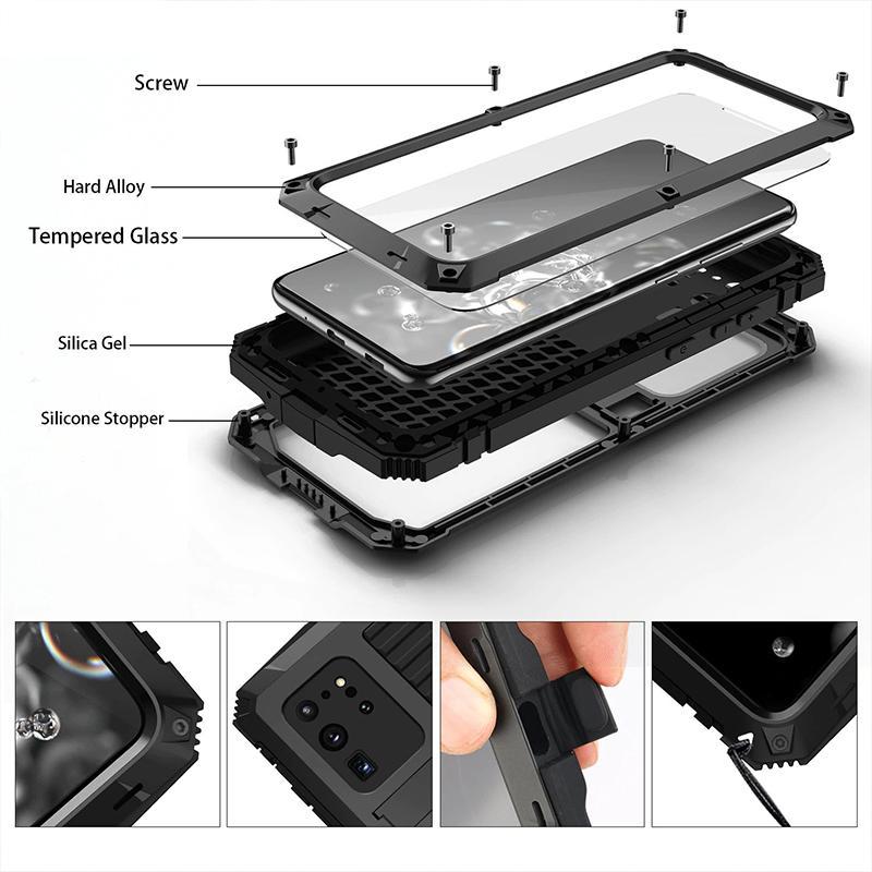 Samsung Aluminum Armor Gives You Maximum Shockproof Protection For Your SAMSUNG S20 + You Get FREE 🚚 SHIPPING Today!
