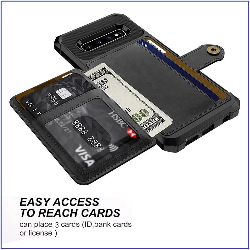 The All New Samsung Deluxe Armor + Wallet Case All-in-One!  Sleek & Compact Yet Carries Your Cards, ID & Cash Too + You Get FREE  🚚 SHIPPING Today!