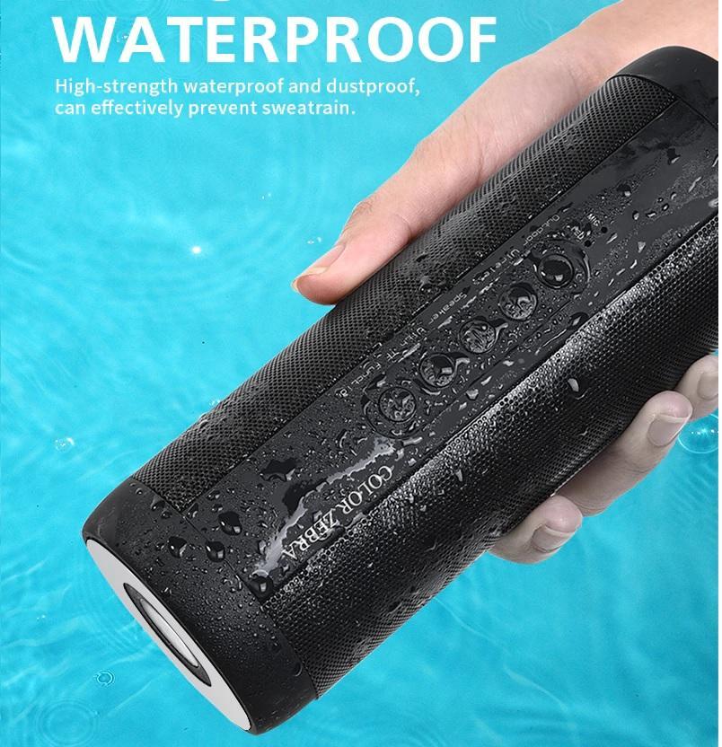 The Ultimate Bluetooth Speaker For BIG Sound Quality Made For Indoors or Outdoors!  Waterproof + LED Light + TF Card Slot AND FM Radio!  Get Yours Now & WE'LL PAY For Shipping!