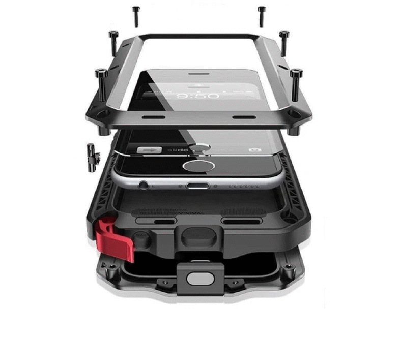 Rugged Metal Reinforced Protective Case Engineered For Your iPhone Gives You The Ultimate In High Impact Protection Without Adding Excess Bulk!  Get Yours Now & You Get FREE Shipping Too!