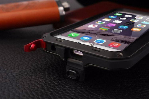 Image of Rugged Metal Reinforced Protective Case Engineered For Your iPhone Gives You The Ultimate In High Impact Protection Without Adding Excess Bulk!  Get Yours Now & You Get FREE Shipping Too!