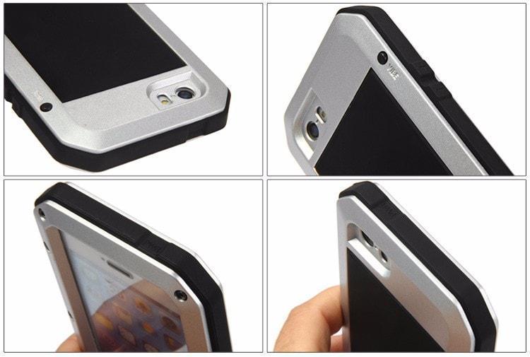 Rugged Metal Reinforced Protective Case Engineered For Your iPhone Gives You The Ultimate In High Impact Protection Without Adding Excess Bulk!  Get Yours Now & You Get FREE Shipping Too!
