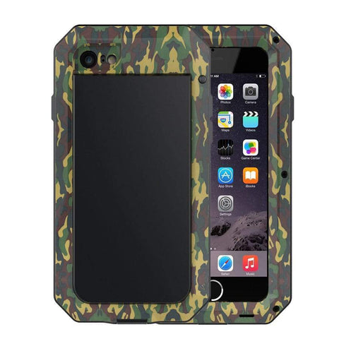 Image of Rugged Metal Reinforced Protective Case Engineered For Your iPhone Gives You The Ultimate In High Impact Protection Without Adding Excess Bulk!  Get Yours Now & You Get FREE Shipping Too!