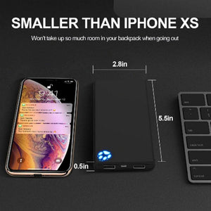 BEST Rated 10000mAh Power Bank With 2 USB Ports For iPhone & Samsung Gives You BIG Power When You Need It + You Get FREE Shipping Too!