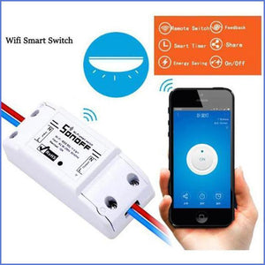 Wired Inline WIFI Smart Switch, Remote Control & Timer