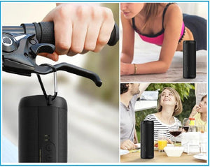 The Ultimate Bluetooth Speaker For BIG Sound Quality Made For Indoors or Outdoors!  Waterproof + LED Light + TF Card Slot AND FM Radio!  Get Yours Now & WE'LL PAY For Shipping!