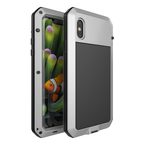 Image of Rugged Metal Reinforced Protective Case Engineered For Your iPhone Gives You The Ultimate In High Impact Protection Without Adding Excess Bulk!  Get Yours Now & You Get FREE Shipping Too!