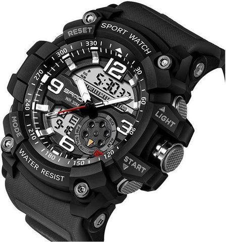 Image of Military-Sports Watch With Advanced LED+Quartz Technology & Loaded With The Functions You Need