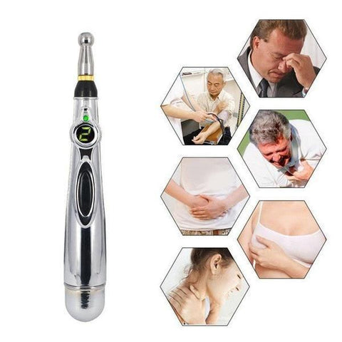 Image of Electric Acupuncture Pen Relieves Stress, Tension and Eases Your Body Of Pain Quickly With No Side Effects [see Video]