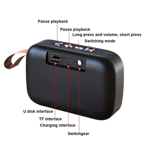 Image of 🔊There's Still Time to Grab This and SAVE 45%  Wireless Mini Bluetooth Speaker  Next Generation Portable Speaker with Memory Card Slot and Bass for Home, Outdoor and Travel Get 🚚 FREE Shipping Now!!