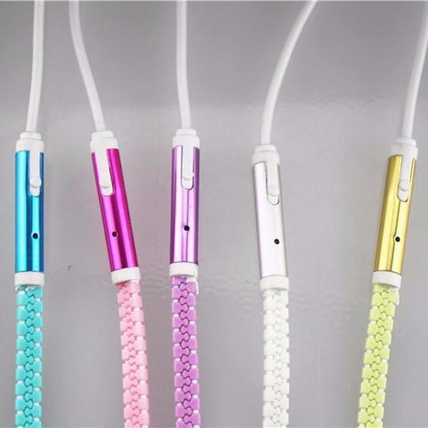 Image of GLOWING ZIPPER EARPHONES