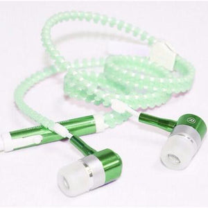 GLOWING ZIPPER EARPHONES