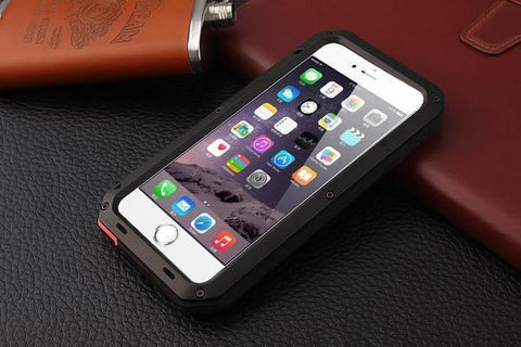 Image of Rugged Metal Reinforced Protective Case Engineered For Your iPhone Gives You The Ultimate In High Impact Protection Without Adding Excess Bulk!  Get Yours Now & You Get FREE Shipping Too!