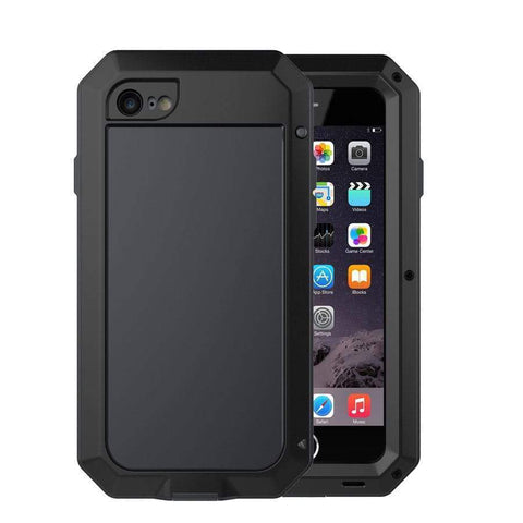 Image of Rugged Metal Reinforced Protective Case Engineered For Your iPhone Gives You The Ultimate In High Impact Protection Without Adding Excess Bulk!  Get Yours Now & You Get FREE Shipping Too!