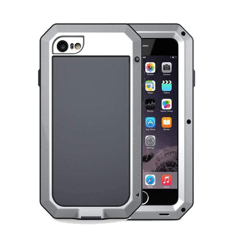 Image of Rugged Metal Reinforced Protective Case Engineered For Your iPhone Gives You The Ultimate In High Impact Protection Without Adding Excess Bulk!  Get Yours Now & You Get FREE Shipping Too!