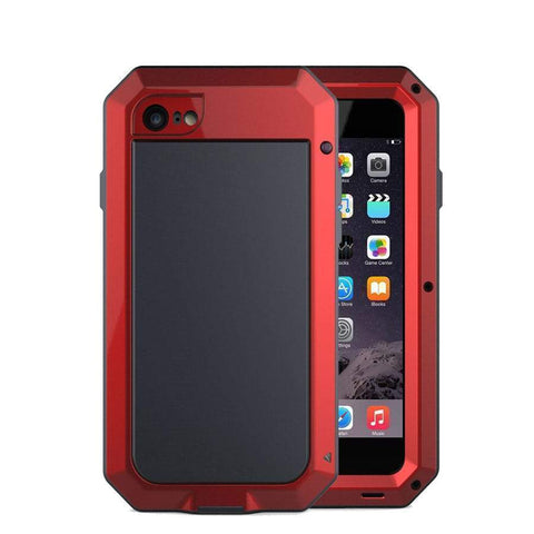 Image of Rugged Metal Reinforced Protective Case Engineered For Your iPhone Gives You The Ultimate In High Impact Protection Without Adding Excess Bulk!  Get Yours Now & You Get FREE Shipping Too!