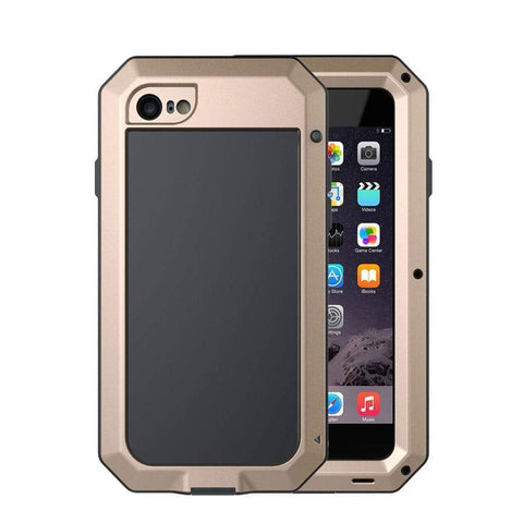 Image of Rugged Metal Reinforced Protective Case Engineered For Your iPhone Gives You The Ultimate In High Impact Protection Without Adding Excess Bulk!  Get Yours Now & You Get FREE Shipping Too!