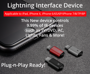 Turns Your iPhone X or iPhone 8 Into A UNIVERSAL SMART REMOTE!  Control All Devices With Your Phone... Quick & Easy!