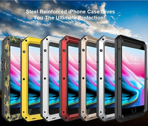 Rugged Metal Reinforced Protective Case Engineered For Your iPhone Gives You The Ultimate In High Impact Protection Without Adding Excess Bulk!  Get Yours Now & You Get FREE Shipping Too!