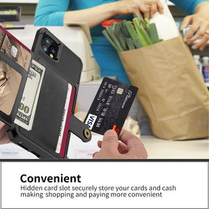 NEW: The iPHONE Premium Ultra Armor & Wallet Phone Case All-in-One!  Conveniently Carry Your Cards, ID & Cash Without A Bulky Purse Or Wallet + You Get FREE SHIPPING Too!