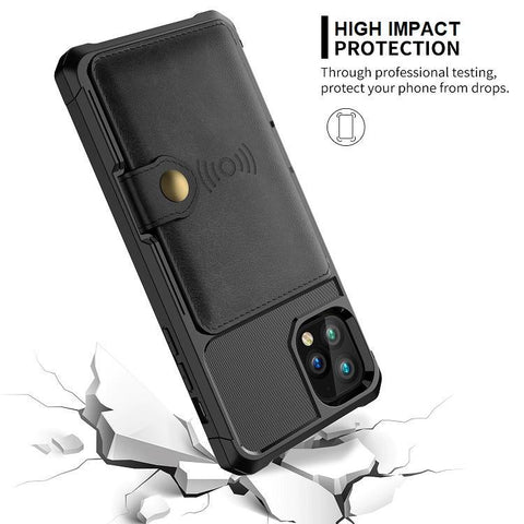 Image of NEW: The iPHONE Premium Ultra Armor & Wallet Phone Case All-in-One!  Conveniently Carry Your Cards, ID & Cash Without A Bulky Purse Or Wallet + You Get FREE SHIPPING Too!