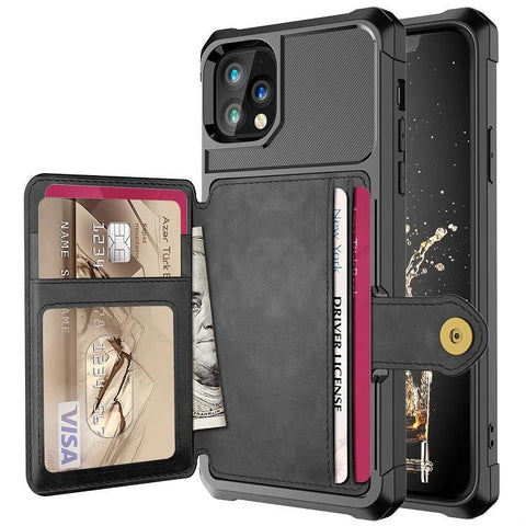 Image of NEW: The iPHONE Premium Ultra Armor & Wallet Phone Case All-in-One!  Conveniently Carry Your Cards, ID & Cash Without A Bulky Purse Or Wallet + You Get FREE SHIPPING Too!