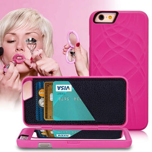 LUXURY SECRET MIRROR & WALLET PHONE CASE