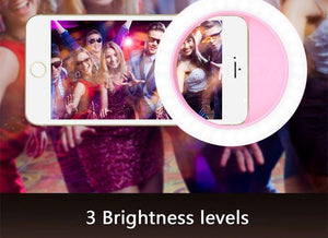 NEW ARRIVAL!!! Powerful and Portable Selfie Light Ring-Use With Your iPhone or Android Smartphone
