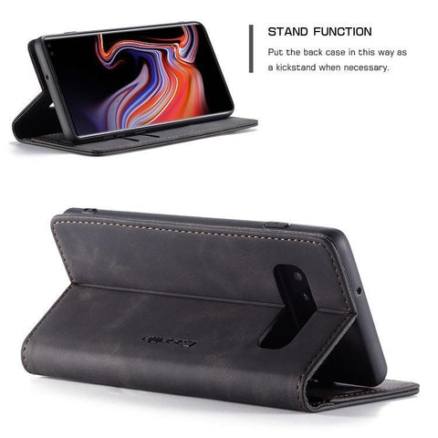 Image of Premium Leather Wallet Case for Samsung Galaxy Samsung S7, S8, S9, S10 [Plus, Edge & Note] Engineered To Protect Your Phone + Give High Quality Style + Function All-in-One!  Get Yours Now + Get FREE 🚚 Shipping Too!