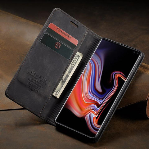 Image of Premium Leather Wallet Case for Samsung Galaxy Samsung S7, S8, S9, S10 [Plus, Edge & Note] Engineered To Protect Your Phone + Give High Quality Style + Function All-in-One!  Get Yours Now + Get FREE 🚚 Shipping Too!