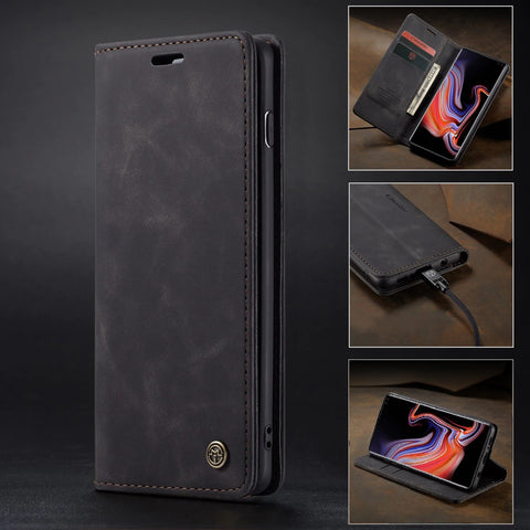 Image of Premium Leather Wallet Case for Samsung Galaxy Samsung S7, S8, S9, S10 [Plus, Edge & Note] Engineered To Protect Your Phone + Give High Quality Style + Function All-in-One!  Get Yours Now + Get FREE 🚚 Shipping Too!