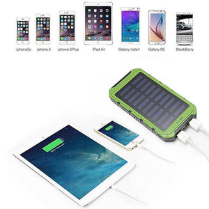 DUAL Bank Solar Powerbank For Charging Phones & Devices Fast So You Always Have The Power You Need!