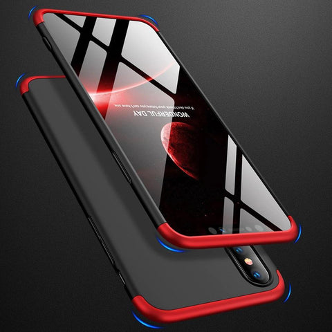 Image of Amazing THIN iPhone FULL 360 Wrap Protection + High Impact Corner Armor Gives You The Ultimate iPhone Case Without Bulk.  Made For iPhone 7, 7 PLUS, 8, 8 PLUS, X, XR, XS, XS MAX in SIX Great Colors!